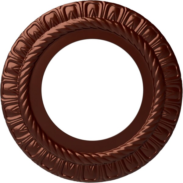 Ekena Millwork Claremont Ceiling Medallion (Fits Canopies up to 7"), 10 5/8"OD x 5 3/4"ID x 1/2"P, Antique Copper CM10CLACS - main